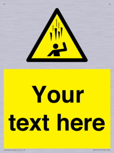 Custom Falling Ice sign